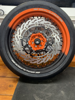 Brzdový kotúč Moto-Master Flame Floating 320mm RACING KTM,Husaberg,Husqvarna predný