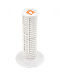 Rukoväte ODI LOCK-ON 1/2 WAFFLE MX s rýchlopalom white